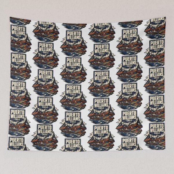 Item preview, Puerto Williams Chile Vintage Travel Tourism designed and sold by TravelersGems.