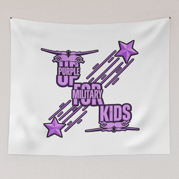 Item preview, Purple Up For Military Kids Military Family designed and sold by ArtDesignTp.