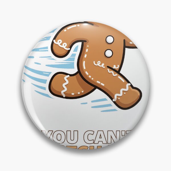 Artikelvorschau, You Can't Catch Me Gingerbread Man Cookie entworfen und verkauft von ThreeFlyingAces.