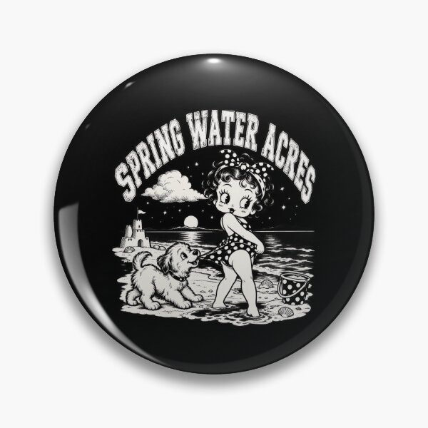 Item preview, Spring Water Acres Vintage Beach Day designed and sold by ROUX-ART.