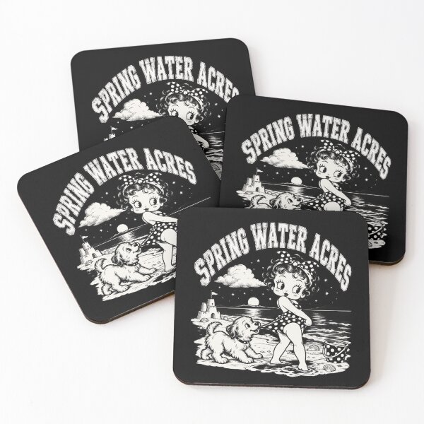 Item preview, Spring Water Acres Vintage Beach Day designed and sold by ROUX-ART.