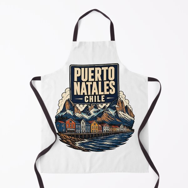 Item preview, Puerto Natales Chile Vintage Travel Tourism designed and sold by TravelersGems.