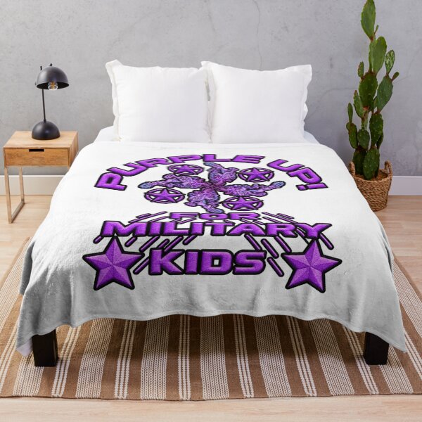 Item preview, Purple Up For Military Kids Support designed and sold by ArtDesignTp.