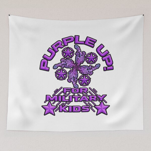 Item preview, Purple Up For Military Kids Support designed and sold by ArtDesignTp.