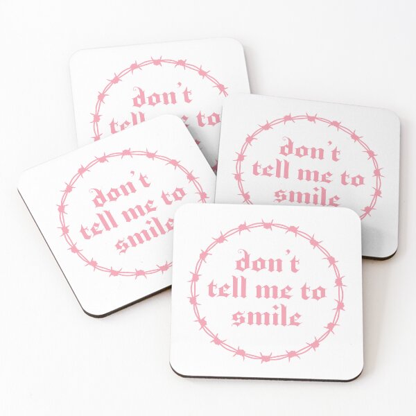 Item preview, Don't tell me to smile (Pink) designed and sold by La-La-Lou.