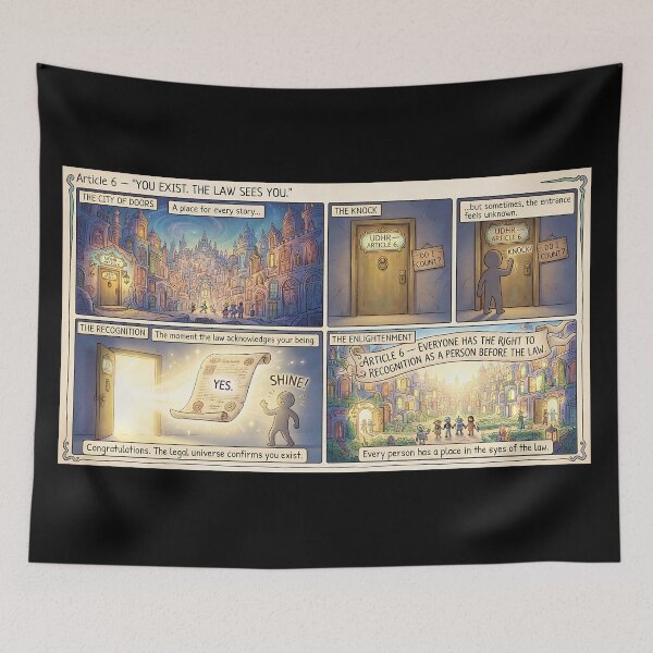 Item preview, The right to recognition: Every person counts before the law. designed and sold by Mianku | Für das Leben.