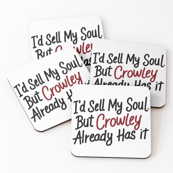 Item preview, My soul belongs to Crowley designed and sold by TineHunterArt.