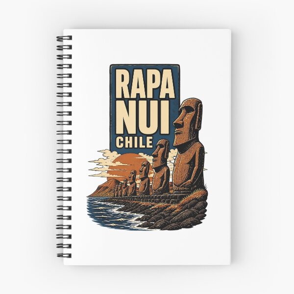 Item preview, Rapa Nui Chile Vintage Travel Tourism designed and sold by TravelersGems.
