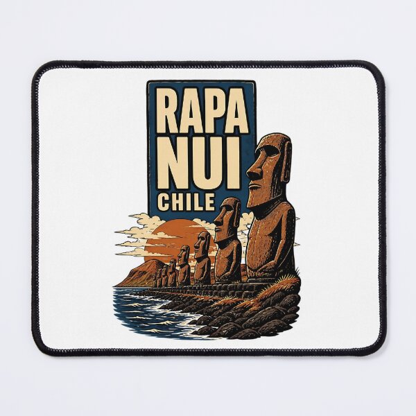 Item preview, Rapa Nui Chile Vintage Travel Tourism designed and sold by TravelersGems.