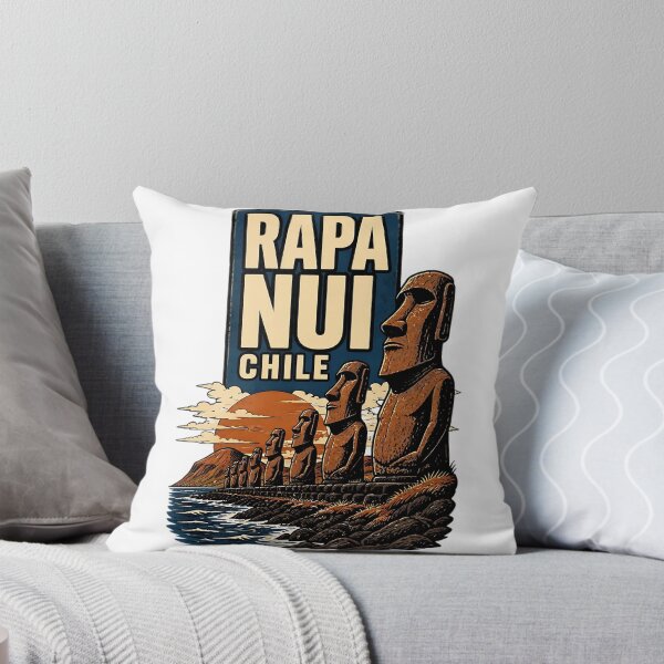 Item preview, Rapa Nui Chile Vintage Travel Tourism designed and sold by TravelersGems.