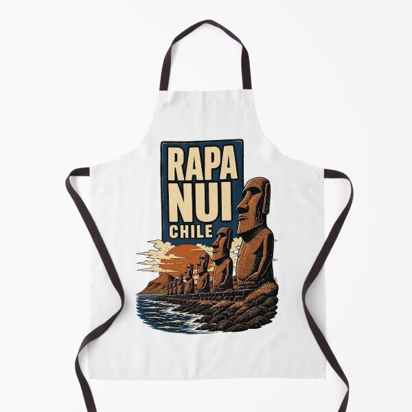 Item preview, Rapa Nui Chile Vintage Travel Tourism designed and sold by TravelersGems.