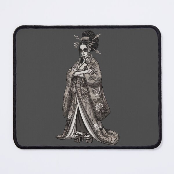 Item preview, Japanese Oiran Design x Street Culture (Black and White) designed and sold by Studio-MiMi.