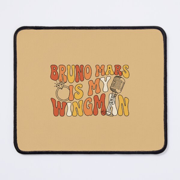 Item preview, Retro Groovy 70s Bruno Mars Is My Wingman Funny Typography designed and sold by Designart68.