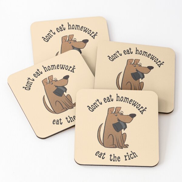 Item preview, Don’t Eat Homework, Eat the Rich designed and sold by WatershipBound.