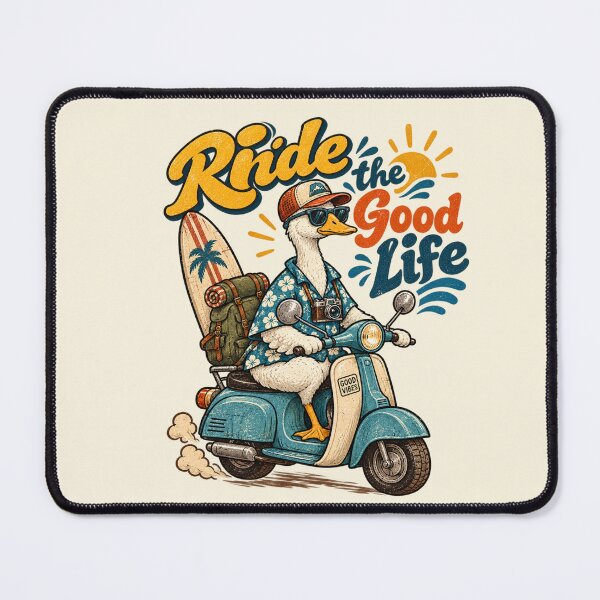 Item preview, Ride The Good Life Retro Duck designed and sold by lungpleecha.