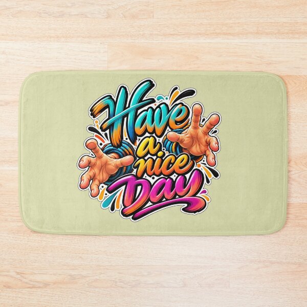 Item preview, Have a Nice Day - Colorful Graffiti Hand Lettering designed and sold by CzipipitoStudio.