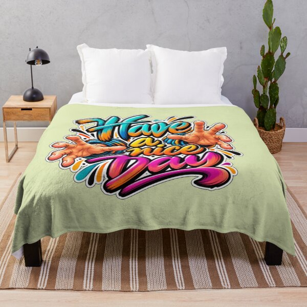 Item preview, Have a Nice Day - Colorful Graffiti Hand Lettering designed and sold by CzipipitoStudio.
