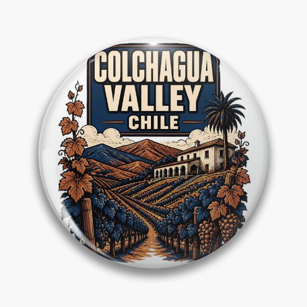 Item preview, Colchagua Valley Chile Vintage Travel Tourism designed and sold by TravelersGems.