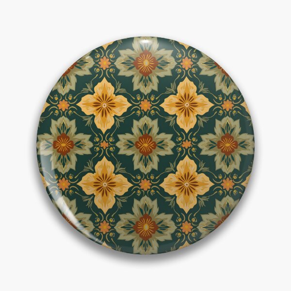Item preview, Boho Pattern with Floral Vintage Aesthetics designed and sold by pASob-dESIGN.