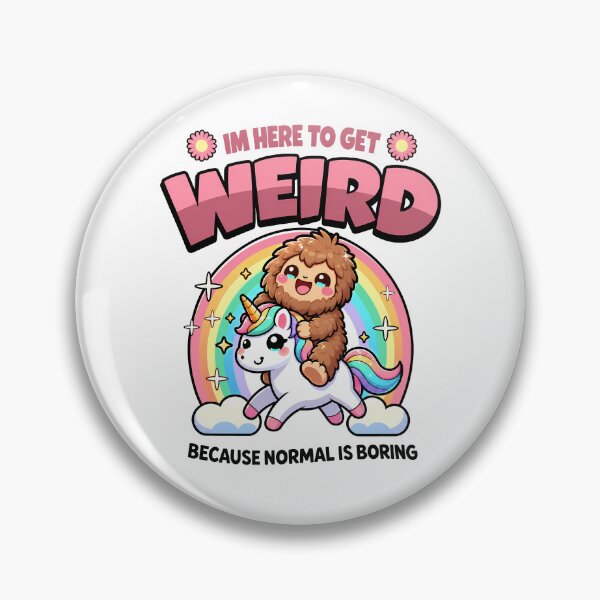 Item preview, I’m Here To Get Weird Sasquatch Unicorn designed and sold by ShirtWreck.