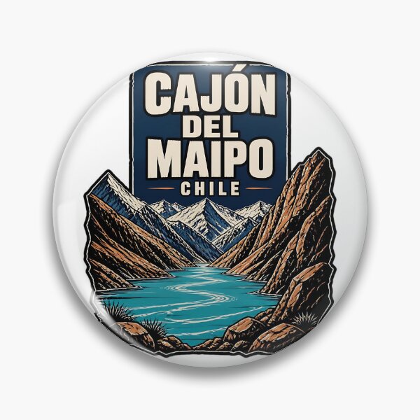 Item preview, Cajon Del Maipo Chile Vintage Travel Tourism designed and sold by TravelersGems.