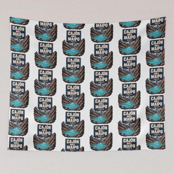 Item preview, Cajon Del Maipo Chile Vintage Travel Tourism designed and sold by TravelersGems.
