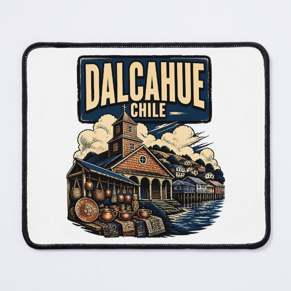 Item preview, Dalcahue Chile Vintage Travel Tourism designed and sold by TravelersGems.