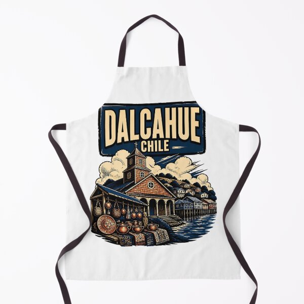 Item preview, Dalcahue Chile Vintage Travel Tourism designed and sold by TravelersGems.