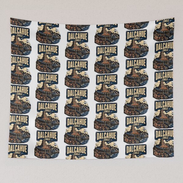 Item preview, Dalcahue Chile Vintage Travel Tourism designed and sold by TravelersGems.