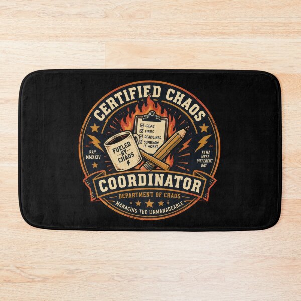 Item preview, Certified chaos coordinator badge designed and sold by anytka.