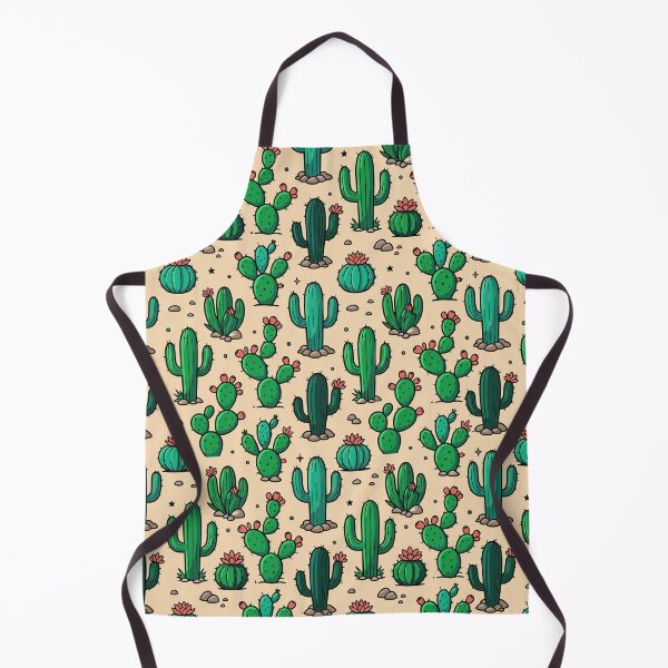 Item preview, Cactus Seamless Pattern Vector Blooming Saguaro Prickly Pear Cactus designed and sold by ByKaleido.