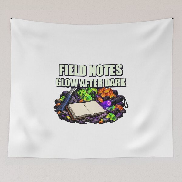 Item preview, Field Notes Glow After Dark Illustrated Mineral Collector Gift   designed and sold by UrbanCanvvas.