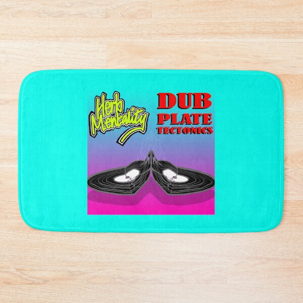 Item preview, Dub Plate Tectonics (teal) designed and sold by Herb-Mentality.