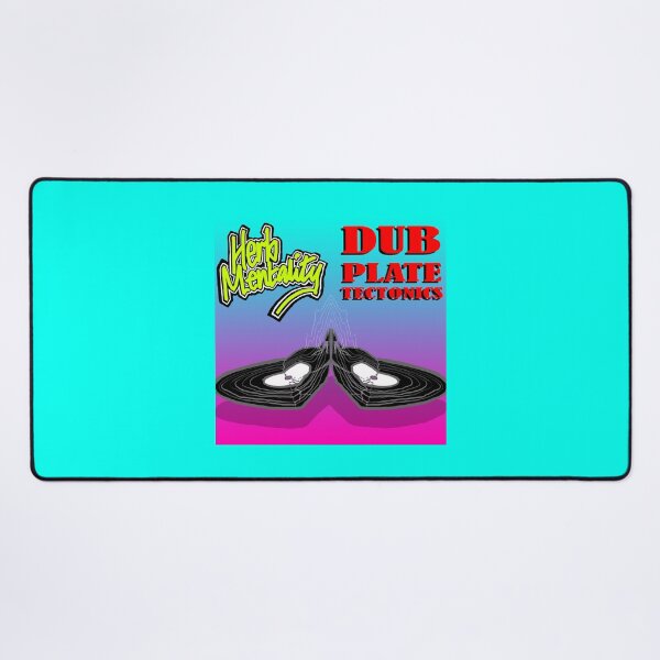 Item preview, Dub Plate Tectonics (teal) designed and sold by Herb-Mentality.