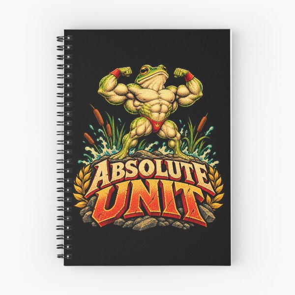 Item preview, Absolute Unit Buff Frog designed and sold by Pandaburba.