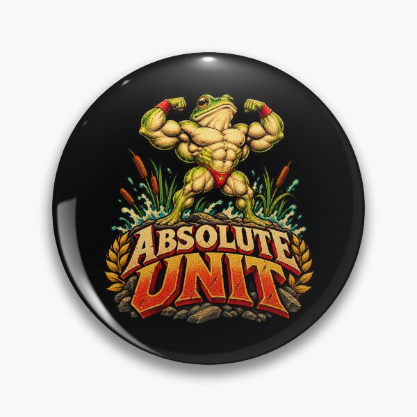 Artikelvorschau, Absolute Unit Buff Frog entworfen und verkauft von Pandaburba.