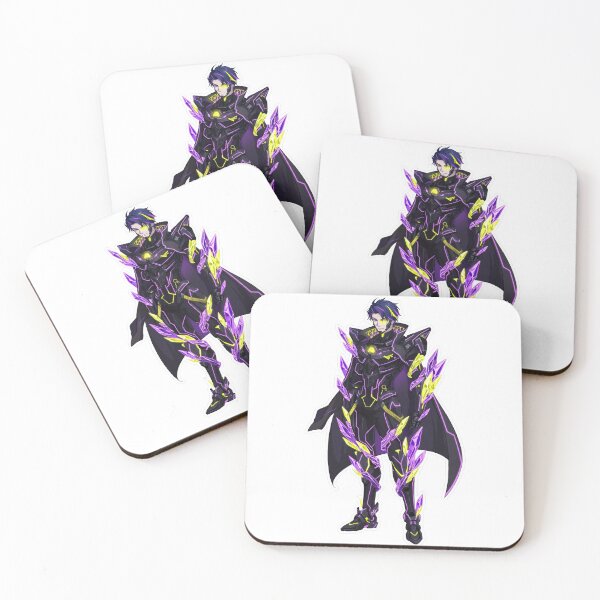 Item preview, Aamon Cyber Assassin Neon Glow Sticker - Mobile Legends Fan Art designed and sold by Lesley D.