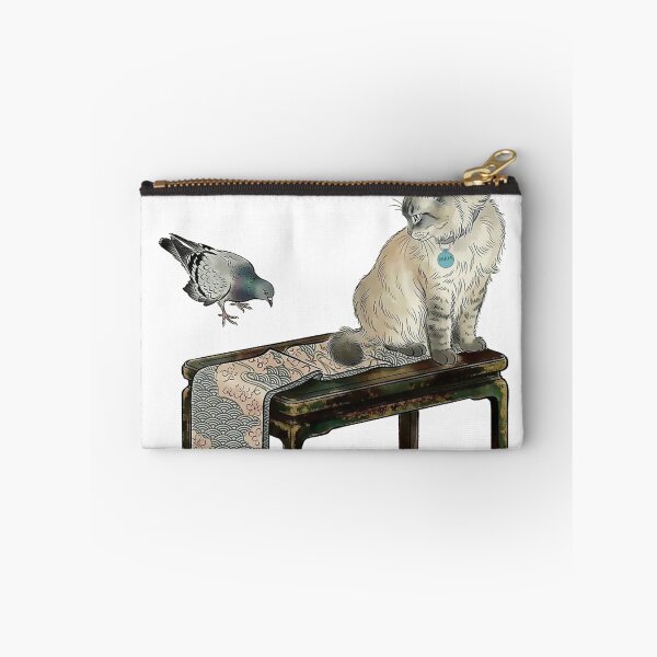 Item preview, Cat, pigeon, animal, love, peace, Japan designed and sold by citravisuel.