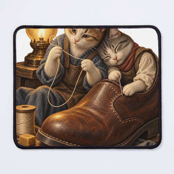 Item preview, Midnight Shoemaker Cats and Giant Shoe designed and sold by Ocelot-T.