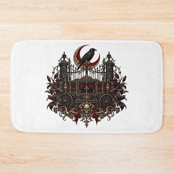 Item preview, Funeral Director Halloween Gift Victorian Hearse Emblem designed and sold by UrbanCanvvas.