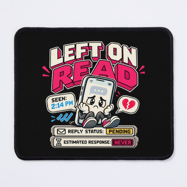 Artikelvorschau, „Gelesen“ – Retro-Pixel-SMS-Humor entworfen und verkauft von Mad Factory Designs.