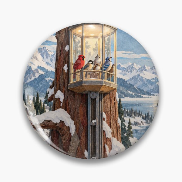 Item preview, Winter Bird Elevator designed and sold by DrizzyV.