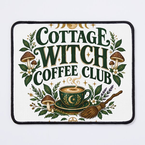 Item preview, witchy aesthetic, pagan art, magical cottage, herbalist, tarot and witchery designed and sold by TrueArtVibes.