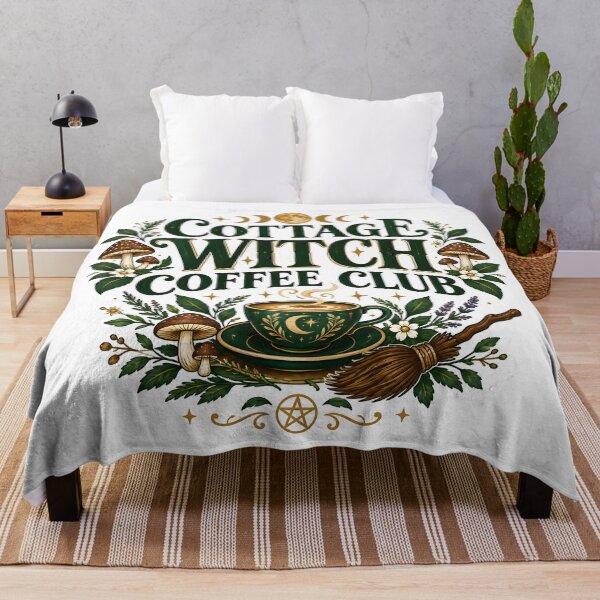 Item preview, witchy aesthetic, pagan art, magical cottage, herbalist, tarot and witchery designed and sold by TrueArtVibes.