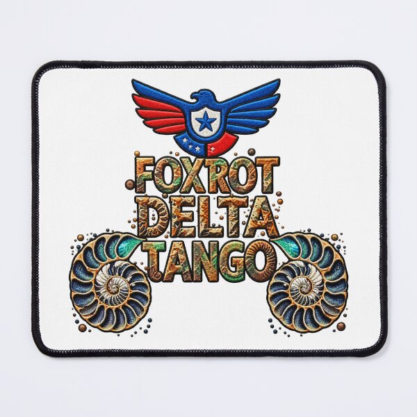 Item preview, Foxtrot Delta Tango FDT Phonetic Phrase designed and sold by ArtDesignTp.