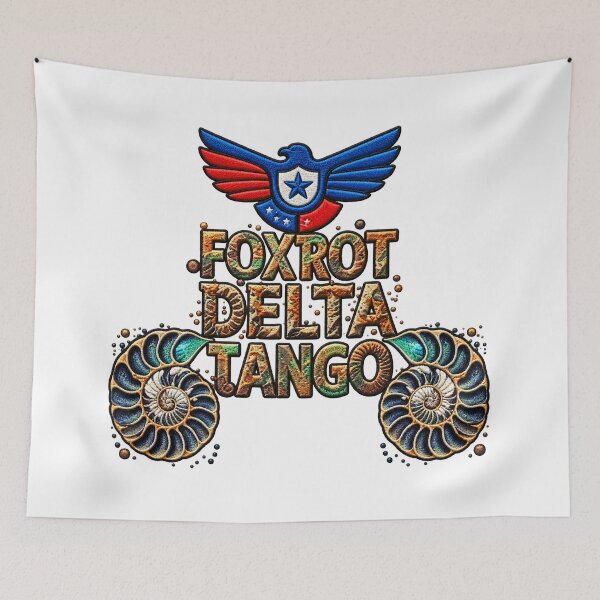 Item preview, Foxtrot Delta Tango FDT Phonetic Phrase designed and sold by ArtDesignTp.