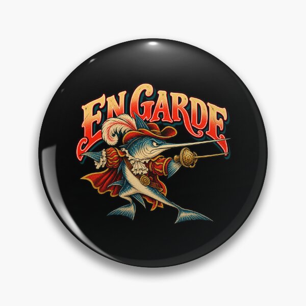 Item preview, En Garde Swordfish Duelist designed and sold by Pandaburba.
