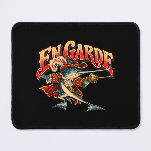 Item preview, En Garde Swordfish Duelist designed and sold by Pandaburba.