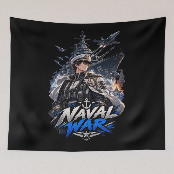 Item preview, NAVAL WAR designed and sold by okiiskandarart.