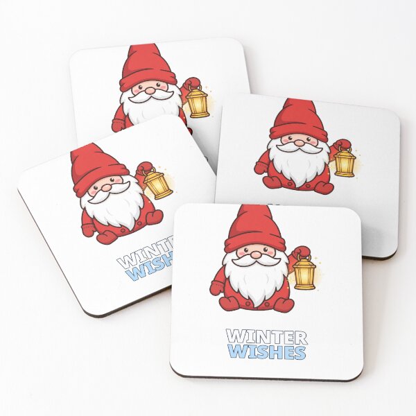 Item preview, Winter Wishes Cozy Christmas Gnome designed and sold by ThreeFlyingAces.